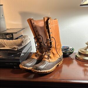 LL Bean Brown Duck Boots